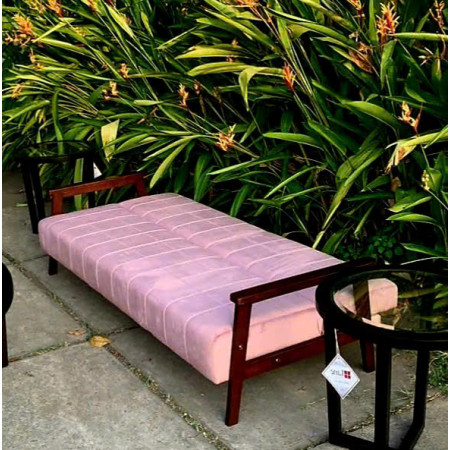 LS-591 Pink : Ghế Sofa Băng Đa Chức Năng + Nệm Hồng